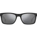 Produktbild: Hugo Boss – Sonnenbrille mit mattschwarzem Rahmen und SP-Gläsern in Silber