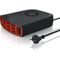 Produktbild: Brandson Heizlüfter 1400W, Innenraumheizung, mobile Auto Heizung, PKW, Überhitzungsschutz, Entfroster Standheizung, Schwarz/Rot - Schwarz/Rot