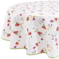 Produktbild: Erwin Müller Tischdecke Tischdecke, abwaschbar Blumen grün oval | 160 cm x 220 cm