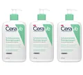 Produktbild: Cerave schäumendes Reinigungsgel 3x 473ml – Foaming Moisturizer Waschgel – Daily Hydrating Face Wash
