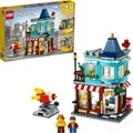 Produktbild: LEGO 31105 Creator 3in1 Spielzeugladen im Stadthaus - Konditorei - Blumenladen, Modellbausatz, Gebäude aus Bausteinen, Spielzeug ab 7 Jahre - Bunt