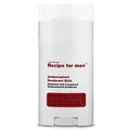 Produktbild: RECIPE FOR MEN Antitranspirant Deodorant Stick - Langanhaltender Nässeschutz, lang anhaltende Geruchskontrolle, schnell absorbierend, sanft, für alle Hauttypen, 75 ml
