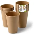 Produktbild: BIOZOYG 1000 Stück Einwegbecher 180 ml / 7,5 oz Pappbecher, Kaffeebecher, ungebleicht, ökologisch, kompostierbar, umweltschonend für Coffee to Go
