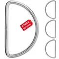Produktbild: Metall D-Ring 50 mm D Ring halbrund Gurt Schnalle DIY Gurtband Metallring D Form
