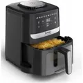 Produktbild: TEFAL Easy Fry Silence EY5568E0 fryer Single 5 L Stand-alone Hot air Black - Schwarz/Silber