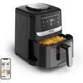 Produktbild: Easy Fry Silence Ey5568e0 Single Fryer 5 L Freistehende Heißluftfritteuse De Schwarz, Edelstahl - Tefal