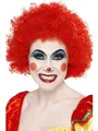 Produktbild: Smiffys Verrückter Clown Perücke, Rot, 120g Halloween