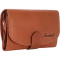 Produktbild: Benthill Damen Geldbörse Echt Leder - Portemonnaie mit RFID Schutz - Portmonee viele Kartenfächer - Echtleder Vintage Damenbörse inkl. Geschenkbox - Braun
