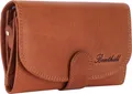 Produktbild: Benthill Damen Geldbörse Echt Leder - Portemonnaie mit RFID Schutz - Portmonee viele Kartenfächer - Echtleder Vintage Damenbörse inkl. Geschenkbox