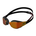 Produktbild: Speedo Unisex Erwachsene Fastskin Hyper Elite Schwimmbrille | Wettkampfschwimmbrille | Performance| Training| Hydrodynamisch Schwimmbrille, Schwarz/Dragon Fire/Gold, Einheitsgröße