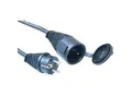 Produktbild: brennenstuhl 1161420 230V-Verlängerungskabel Schutzkontaktstecker CEE7 / 7 Stecker - Schutzkontaktstecker CEE7 / 7 Buchse IP44 5 m Schwarz