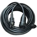 Produktbild: 5.00m Brennenstuhl Stromkabel Verlängerungskabel Schutzkontakt Stecker auf Schutzkontakt Buchse Schwarz Gumm