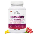 Produktbild: Bandini® Berberin 60 vegane Kapseln | 1000mg rein hochdosiert
