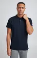 Produktbild: 11 Project PROrson Herren Poloshirt Polohemd T-Shirt mit Grandad Ausschnitt und Knopfleiste