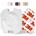 Produktbild: ® 20 Stück Steckdosen kindersicherung mit Drehmechanismus und 3M Klebeband Id...