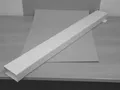 Produktbild: Upmann Flachkanal System 125 1 m mit Muffe weiß