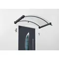 Produktbild: Gutta Typ BV/B Bogenvordach 200 x 90 cm, anthrazit