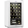 Produktbild: Klarstein Shiraz 24 Uno Weinkühlschrank 63l 24Fl Touch-Bedienfeld  5-18°C Weißes Glas