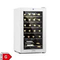 Produktbild: Klarstein Shiraz 24 Uno Weinkühlschrank 63l 24Fl Touch-Bedienfeld 5-18°C Weiß 24 Flaschen 1 Kühlzone