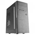 Produktbild: Tacens 2INITIOX, PC-Gehäuse ATX Semi-Tower, 12cm Seitenlüfter, Gebürstete Aluminiumfront, Stahl, Schwarz