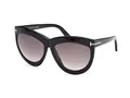 Produktbild: TOM FORD Damen Cat Eye Sonnenbrille DORIS FT1112 01B  Schwarz / Grau   142 mm