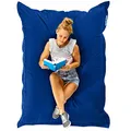 Produktbild: Green Bean Sitzsack XXL 140x180cm 380 Liter Kinder & Erwachsene Bean Bag EPS Perlen Füllung Riesensitzsack Groß Draußen Outdoor Liegekissen Waschbar Wetterfest Lounge Sitzkissen Bodenkissen Blau