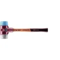 Produktbild: SIMPLEX-Schonhammer, TPE-soft/TPE-mid; mit Tempergussgehäuse und hochwertigem Holzstiel | D=60 mm | 3013.060