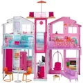 Produktbild: Barbie Haus Mit 3 Etagen Malibu Spielset Mit Aufzug Und Schaukel, Zubehör