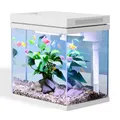 Produktbild: 13.5L Nano Fischtank Aquarium mit LED-Leuchten & Filtersystem, Filtermedien, tropischeAquarien (13.5L)