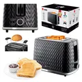 Produktbild: eldom TO265 Nele Toaster | 7 Röststufen | Defrost-Funktion | mit integrierten Brötchenaufsatz | Krümelschublade | 780-930W | Schwarz