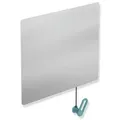 Produktbild: Hewi Kippspiegel 801.01.10055 600x540x6mm, mit Halter/Griff, aquablau