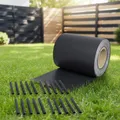 Produktbild: 35M PVC Zaunfolie Anthrazit Sichtschutz Rolle blickdicht Doppelstabmatten Zaun