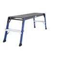 Produktbild: Krause 130099 Arbeitsplattform Alu-Holme, Arbeitshöhe 470 mm, Phenol-Siebdruck-Platte 1090x300 mm, Tragkraft 150 kg