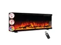 Produktbild: KAMINIO Elektrokamin LEA - Elektrischer 3-in-1 Kamin mit Heizung, 3D-Flammeneffekt, 12 Flammenfarben, Fernbedienung - 36 Zoll