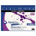 Produktbild: Daler-Rowney Aquafine Texturiertes kaltgepresstes Aquarell- und Gouache-Aquarellpapier, 300 g/m², 406 x 305 mm, einseitig geklebt, Naturweiß, 50 Blatt, ideal für Profis und Anfänger, säurefrei.