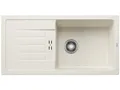 Produktbild: BLANCO FAVUM XL 6 S | Küchenspüle 86x43,5 | Granitspüle aus SILGRANIT softweiß | Einbauart: Einbau von Oben | reversibel | für 60 cm breite Unterschränke | Großes Becken | [86x43,5x19,2 cm]