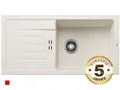 Produktbild: Blanco Favum XL 6 S Softweiß - 527 084 Granitspüle 60 cm Spülbecken Reversibel