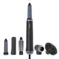Produktbild: VITALmaxx Air Curler Plus 6-in-1 | Innovative Luftstrom-Technik | Multi-Styler mit Lockendreher, Haartrockner, Streichbürste & Diffusor - Trocknen, Stylen, Locken kreieren | 1500W [Schwarz]