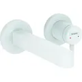 Produktbild: hansgrohe Finoris Einhebel-Waschtischarmatur Unterputz für Wandmontage mit Auslauf 16,5 cm, Ausladung 168 mm, 76051700, Farbe: weiss matt
