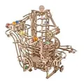 Produktbild: 70177 - UGEARS Modellbausatz Murmelbahn mit Spiralaufzug, 266 Bauteile, 3D Holzpuzzle