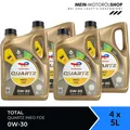 Produktbild: Total Quartz Ineo FDE 0W-30 ACEA C2 Ford Jaguar Motoröl 4x5 Liter = 20 Liter