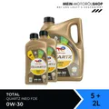 Produktbild: Total Quartz Ineo FDE 0W-30 ACEA C2 Ford Jaguar Motoröl 5+2 Liter = 7 Liter