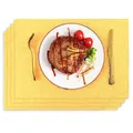 Produktbild: Platzset Golden 4er-Set 30 X 45 cm Leinenoptik Tischset Lotuseffekt Wasserabw...