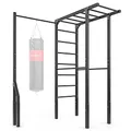 Produktbild: Marbo Sport Sprossenwand mit Boxsackhalterung und kurzen Dip-Stangen MO-Z4, OUTDOOR, stabile langlebige Konstruktion pulverbeschichtet, Tragfähigkeit bis 110kg, massive Metallprofile, MADE IN EU