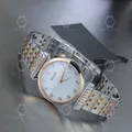 Produktbild: Bulova Regatta 98P192 Bicolor Roségold und 11 Diamanten besetzte Damenuhr