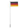 Produktbild: Alu Fahnenmast Flaggenmast Fahnenstange 6,10m + Deutschlandfahne Fahne Flagge
