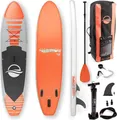 Produktbild: SereneLife Stand Up Paddling Board Set, SUP Board Komplettes Zubehör, Stand Up Paddle Board für Kinder & Erwachsene, Surfbrett & Tragetasche