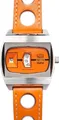 Produktbild: UMF Ruhla - Automatikuhr - Digitale Scheibenuhr in Orange „Jumping Hour“ - Herrenuhr im ikonischen Design - 1434-4