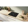 Produktbild: BOSCH Gaskochfeld POP6B6K30 Glaskeramik 60 cm autark rahmenlos Einhand-Taktfunkenzündung - Schwarz