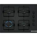 Produktbild: Bosch POP6B6K30 Serie 2 Gaskochfeld 4-flammig 60 cm Hartglas schwarz